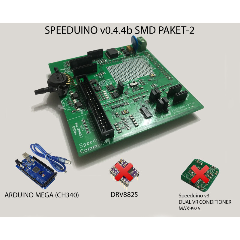Speeduino v0.4.4b 0.4.4b SMD PCB Assembled kit Speeduino kit Standalone ECU Speeduino ECU speeduino board max9926 Arduino Mega